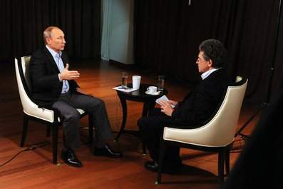 Владимир Путин ответил на вопросы немецкого телеканала ARD