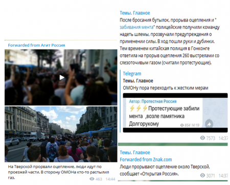 Провокаторы планировали превратить митинг в Москве в майдан с избиением полиции