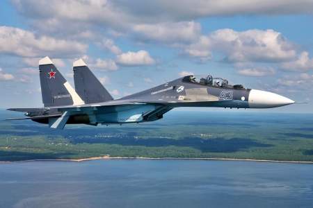 Российские ассы на Су-30 застали врасплох американских разведчиков